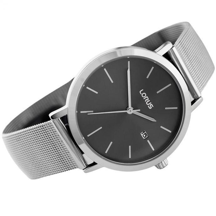 Lorus RH919KX9 Grey Mesh Strap Men's Watch - Watch Home™ Lorus RH919KX9 Grey Mesh Strap Men's Watch - Watch Home™